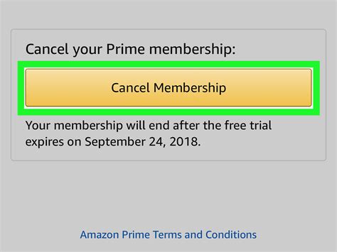 how to cancel amazon prime video membership.